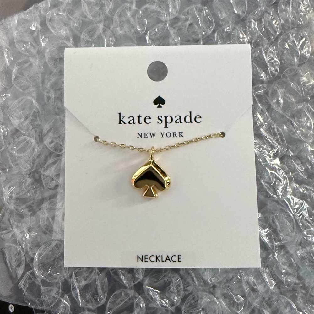 Kate Spade Gold Spade Necklace